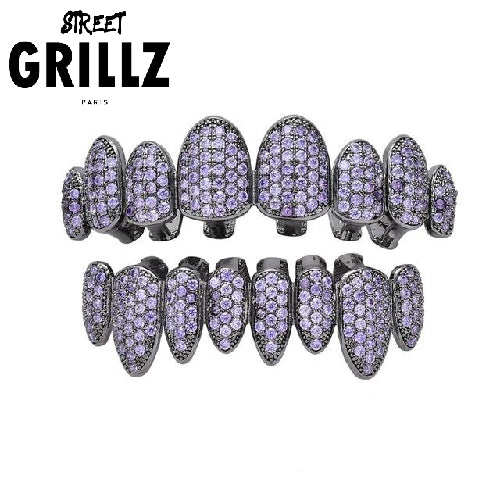 Grillz en Diamants colorés "zig-zag" Lorenzo