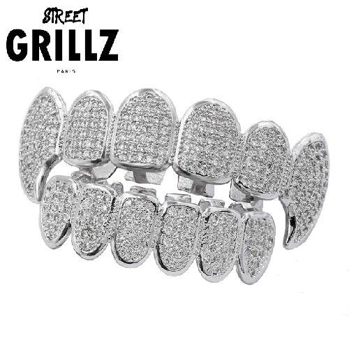 Grillz en Diamant et Argent ou Or "Travis Scott"