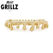 Grillz dégoulinant "drip" en Argent, en Or ou Bronze/Rose