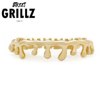 Dripping Grillz in Silver, Gold or Bronze/Pink 