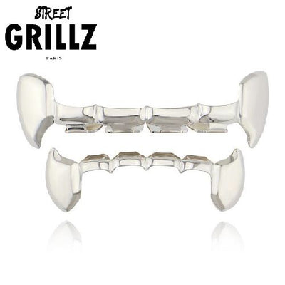 Grillz "grilled vampire" in Silver, Gold and Bronze/Pink 