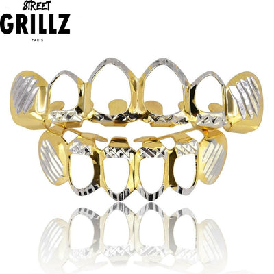 Dosseh "savage" Grillz in Gold and Silver