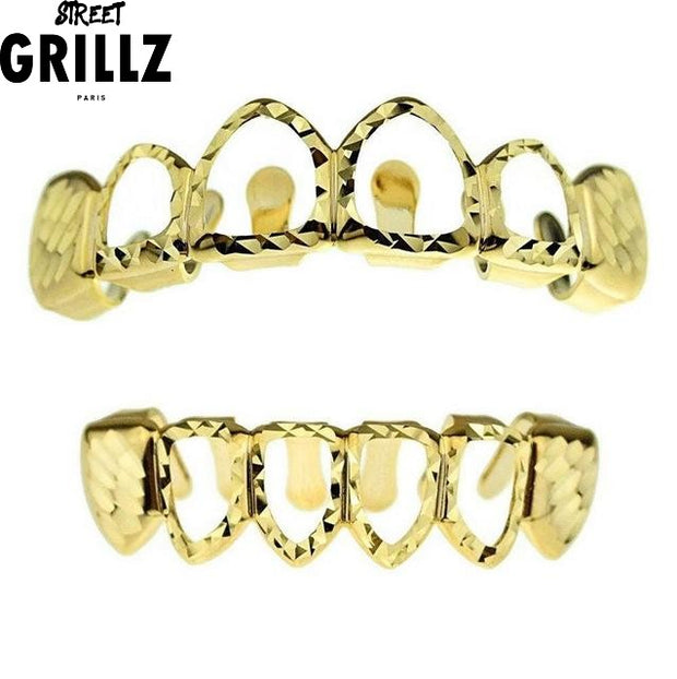 Dosseh "savage" Grillz in Gold and Silver