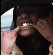 Grillz en or Asap Rocky StreetGrillz