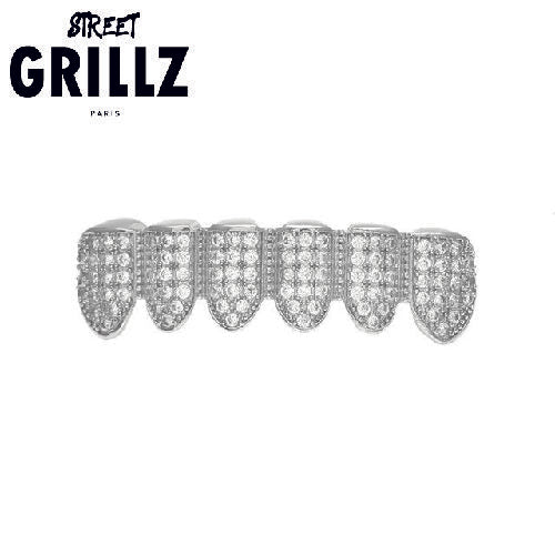 Grillz Travis Scott "Ice" en Diamant et Or ou Argent