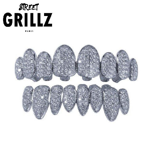 Grillz gazo argent complet
